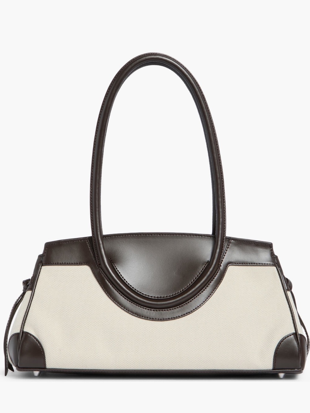 Staud Maude Canvas and Leather Shoulder Bag - Picture 2 of 10